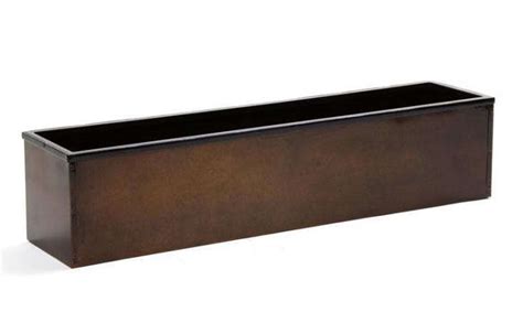 long metal window boxes|36 inch metal window box.